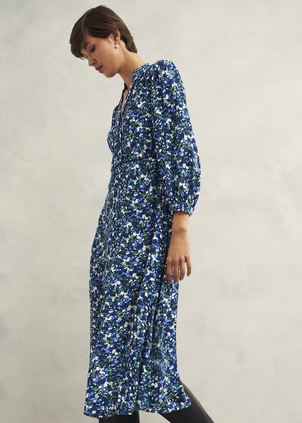 Iris Dress, Green Multi, hi-res