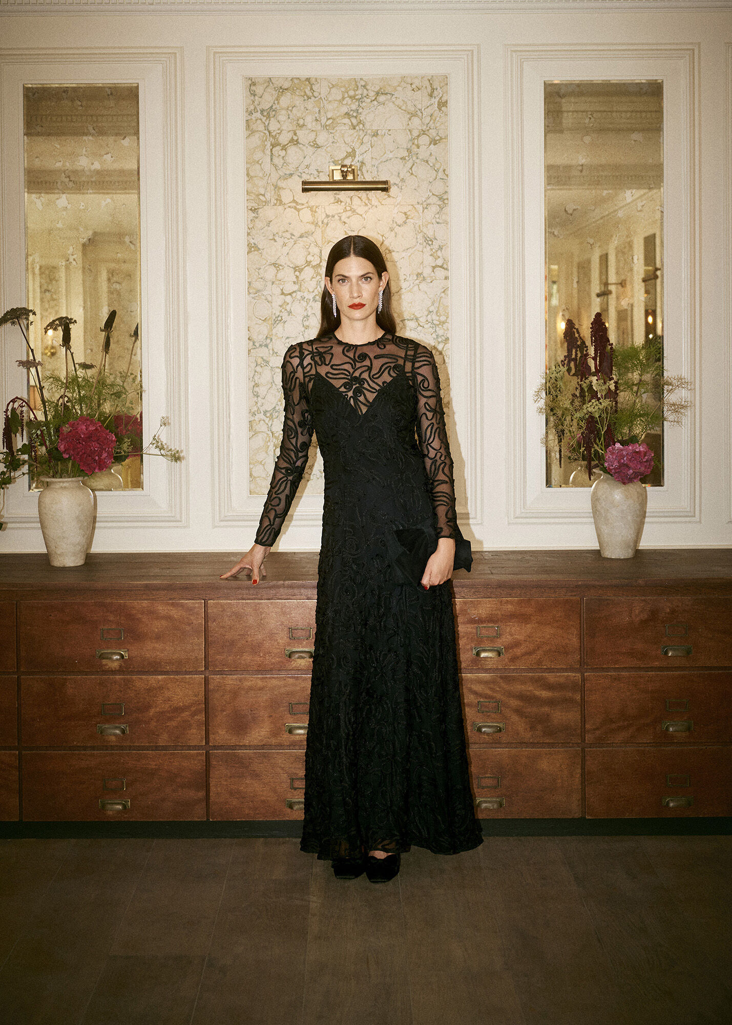 Nicole Embroidered Maxi Dress | Hobbs US |