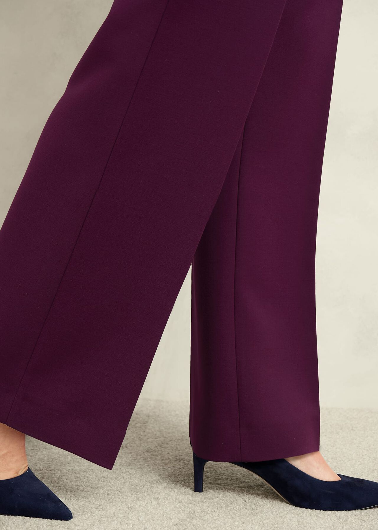 Sami Wide Pants, Warm Plum, hi-res