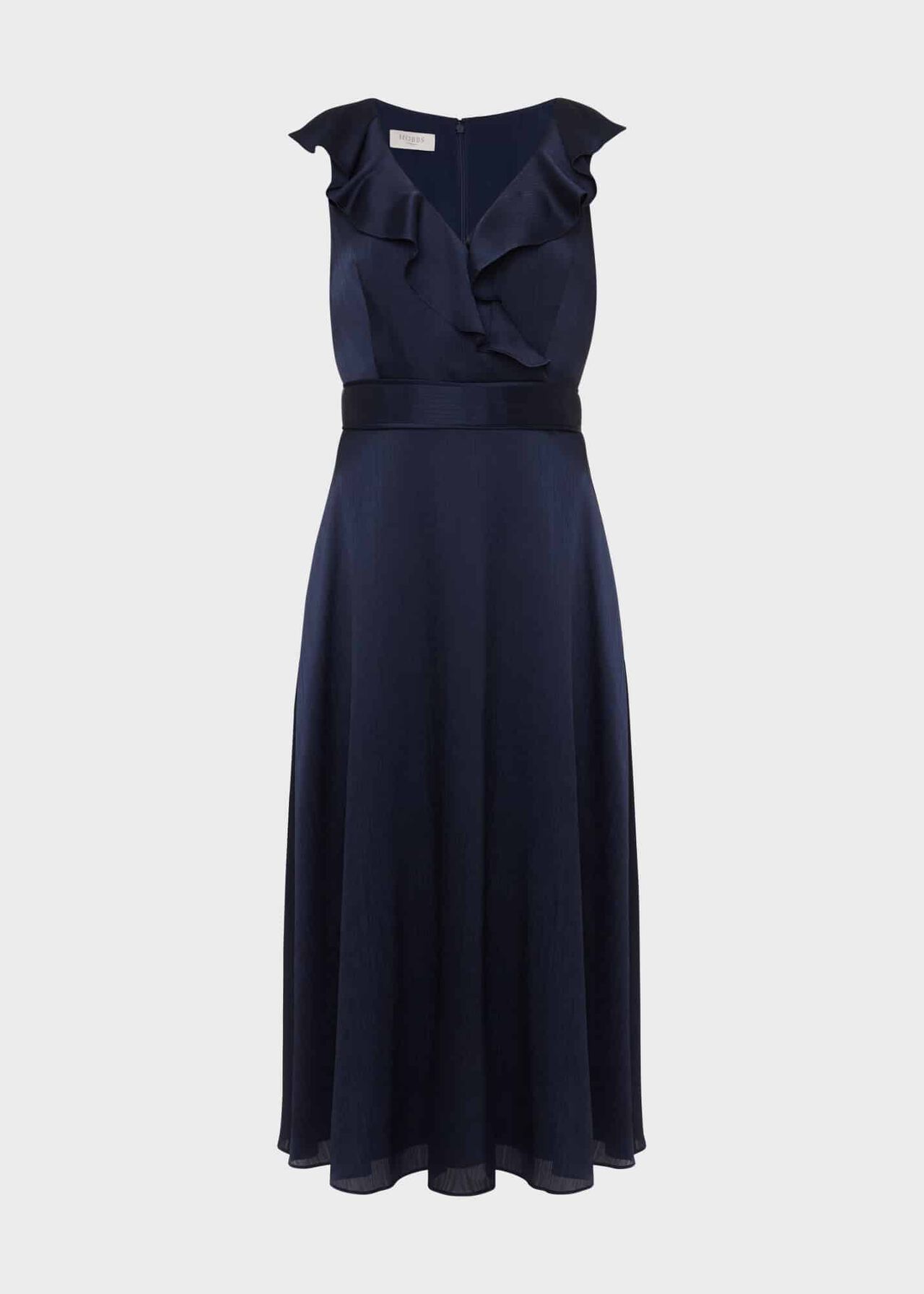 Romina Fit And Flare Dress, Navy, hi-res