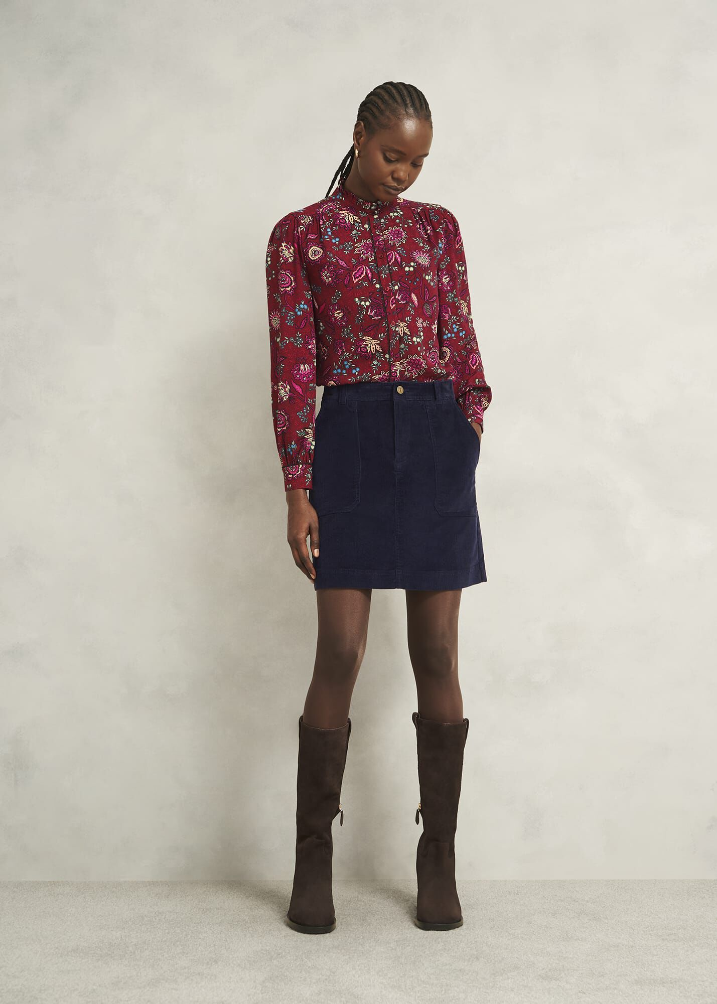Izara Corduroy Skirt | Hobbs US |