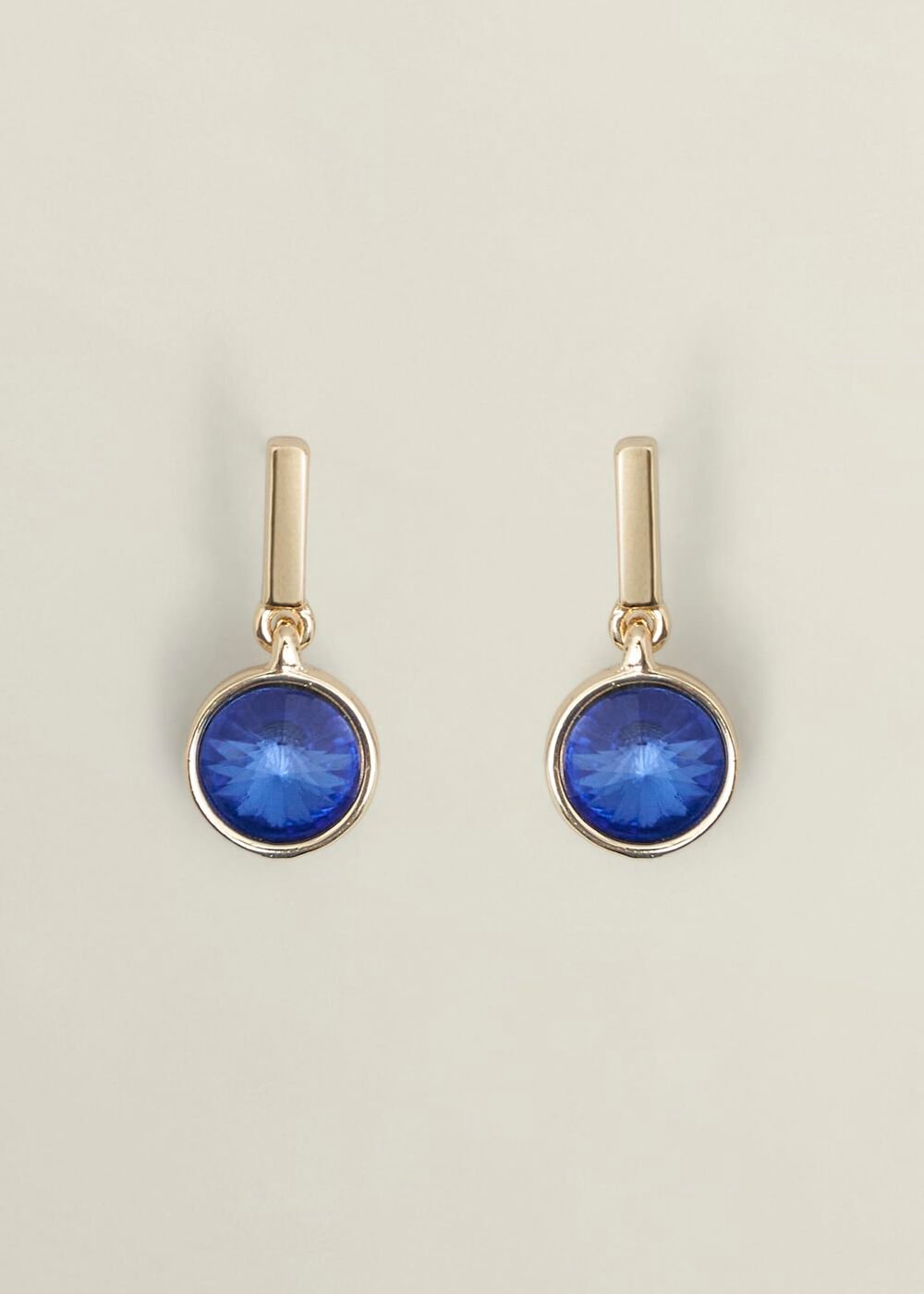 Emi Earrings, Gold Blue, hi-res