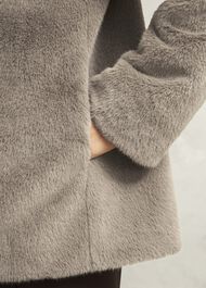 Dania Faux Fur Coat, Mink, hi-res