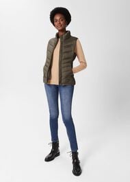 Neava Gilet, Dark Olive, hi-res