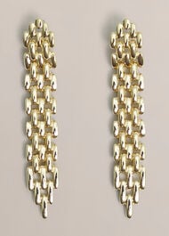 Florentina Earrings, Gold, hi-res