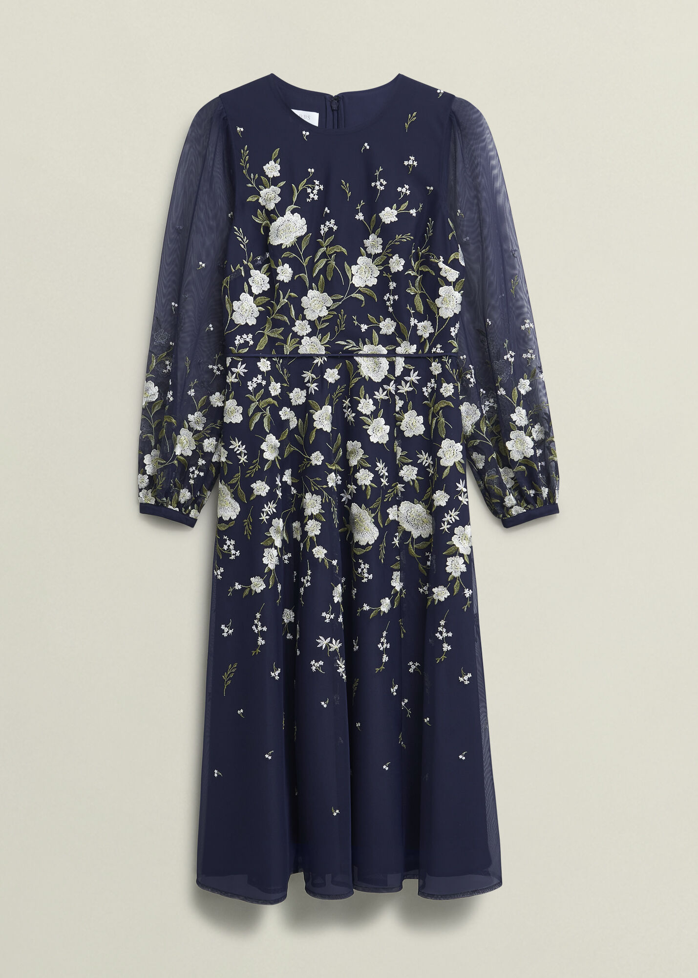 Lois Floral Embroidered Dress | Hobbs UK |