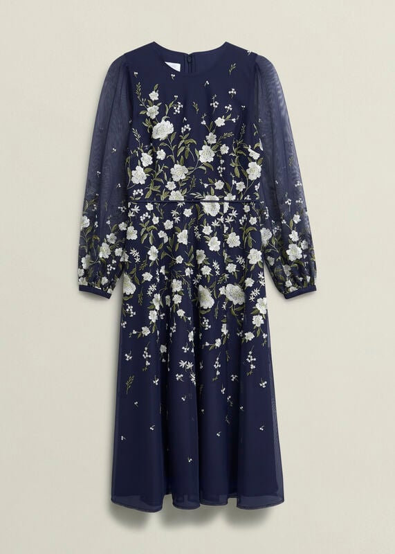 Lois Floral Embroidered Dress