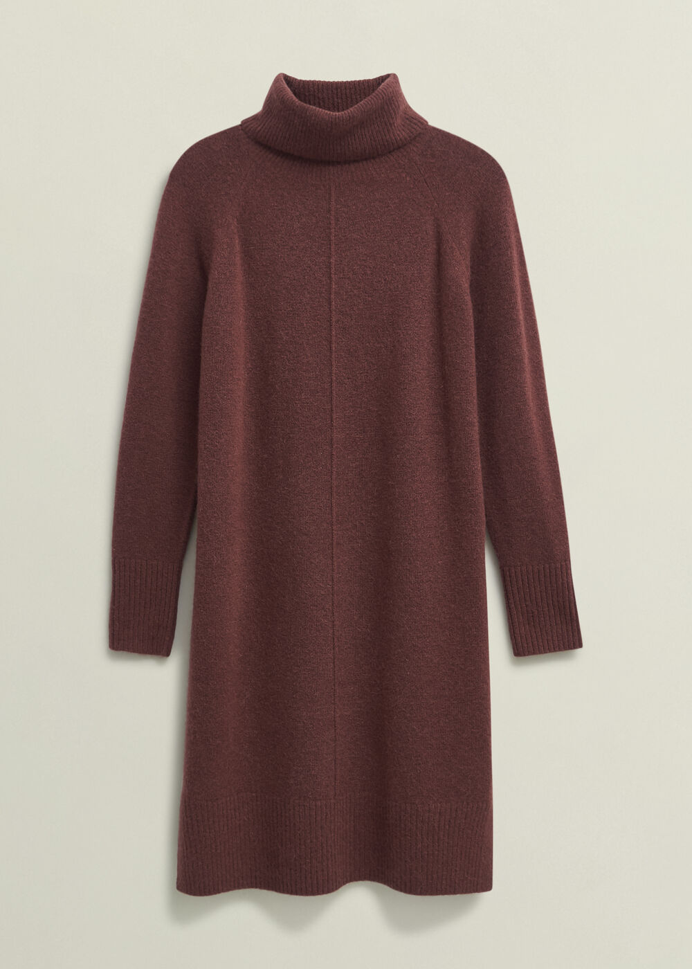 Nessa Knitted Dress, Cinnamon Brown, hi-res