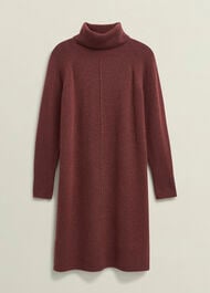 Nessa Knitted Dress, Cinnamon Brown, hi-res