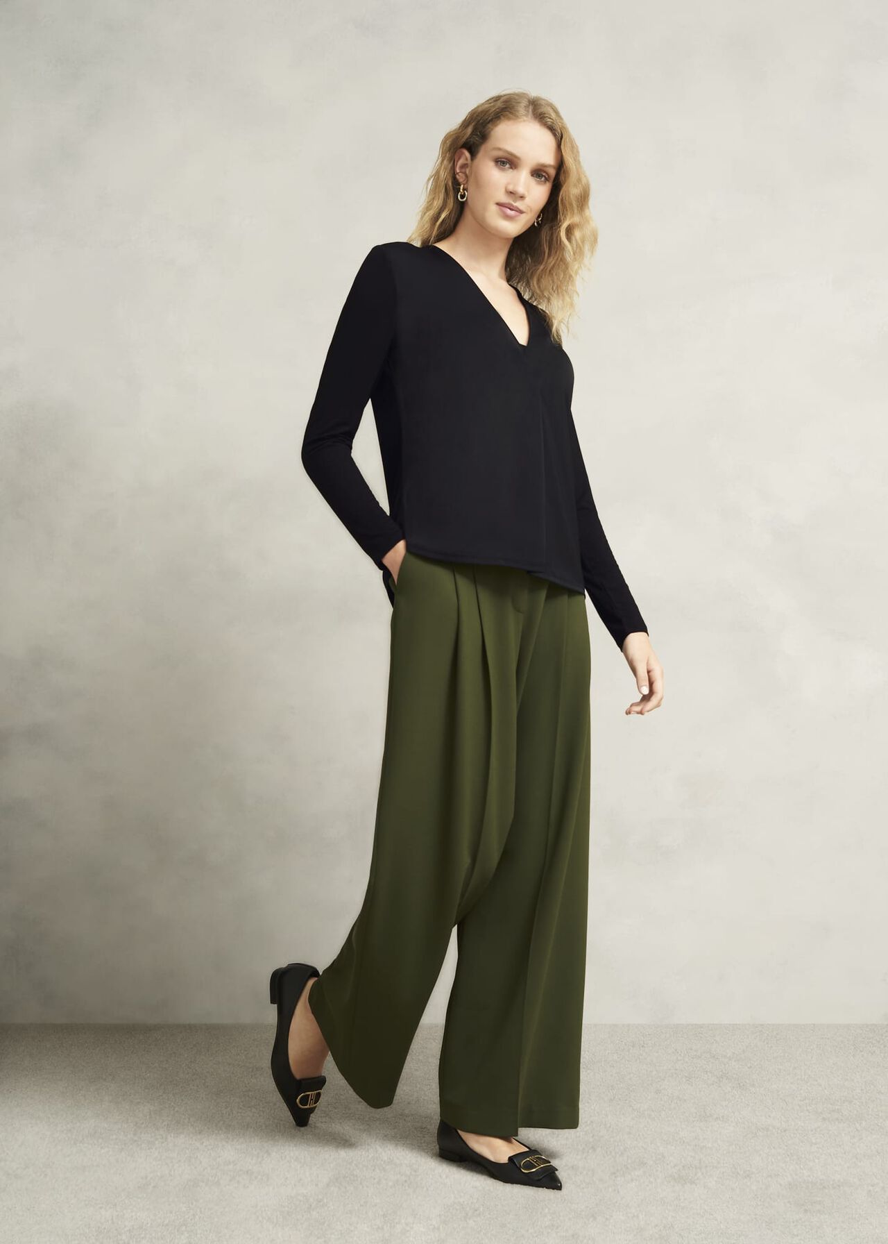 Danika Blouse, Hobbs Black, hi-res