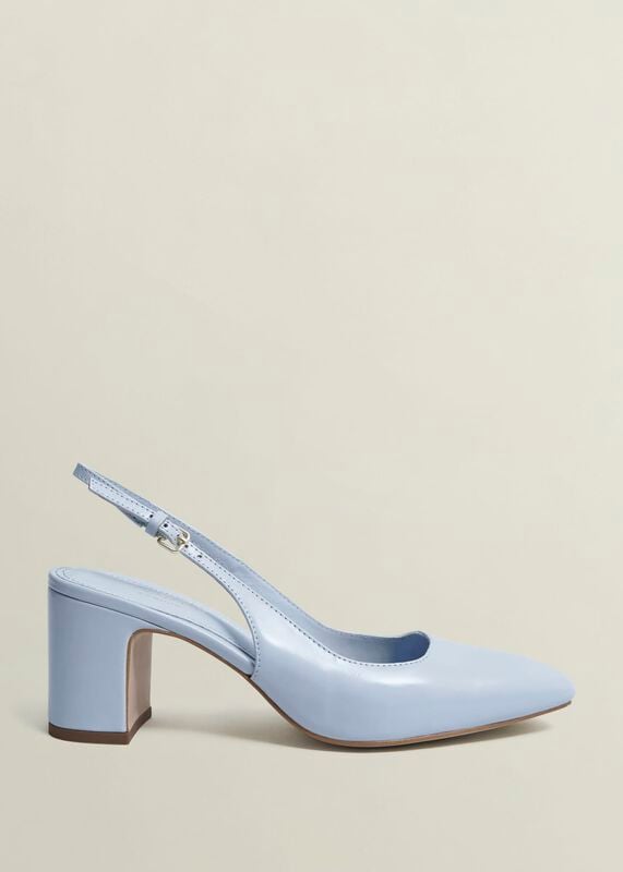 Lily Leather Slingbacks
