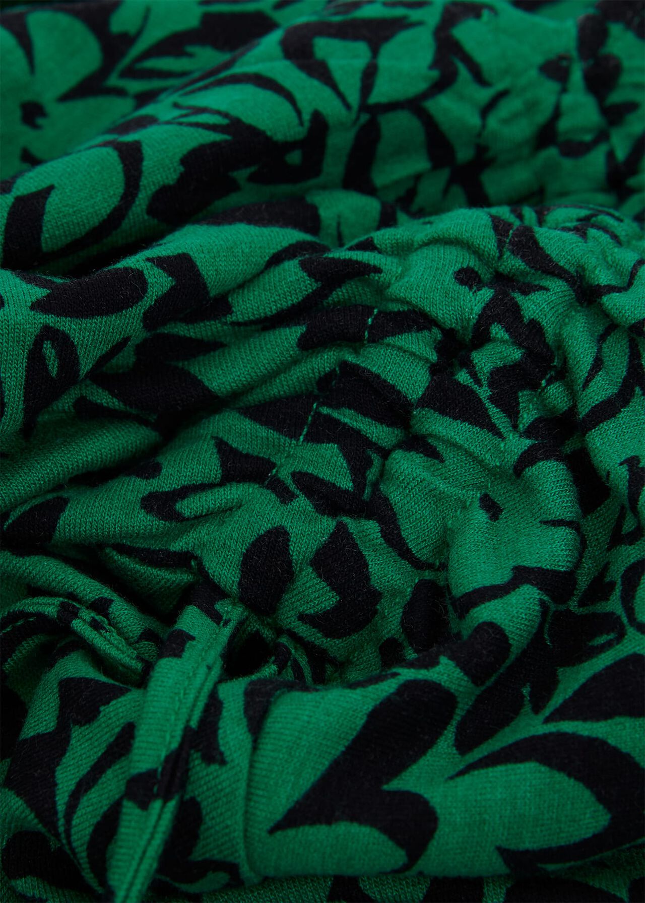 Simmy Printed Top, Green Black, hi-res