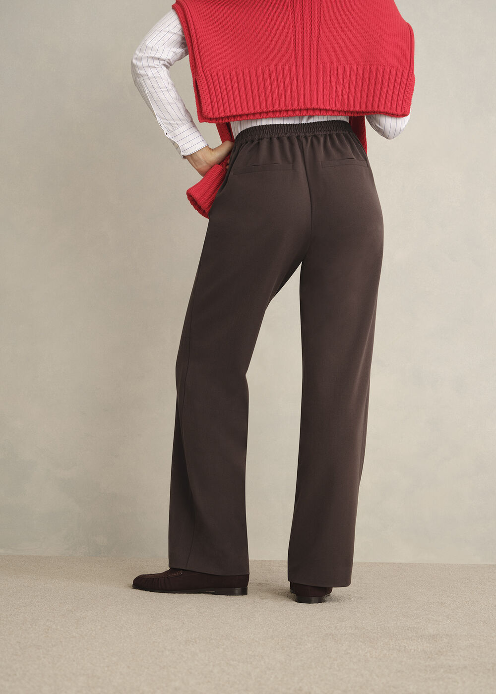 Marina Trousers, Deep Brown, hi-res