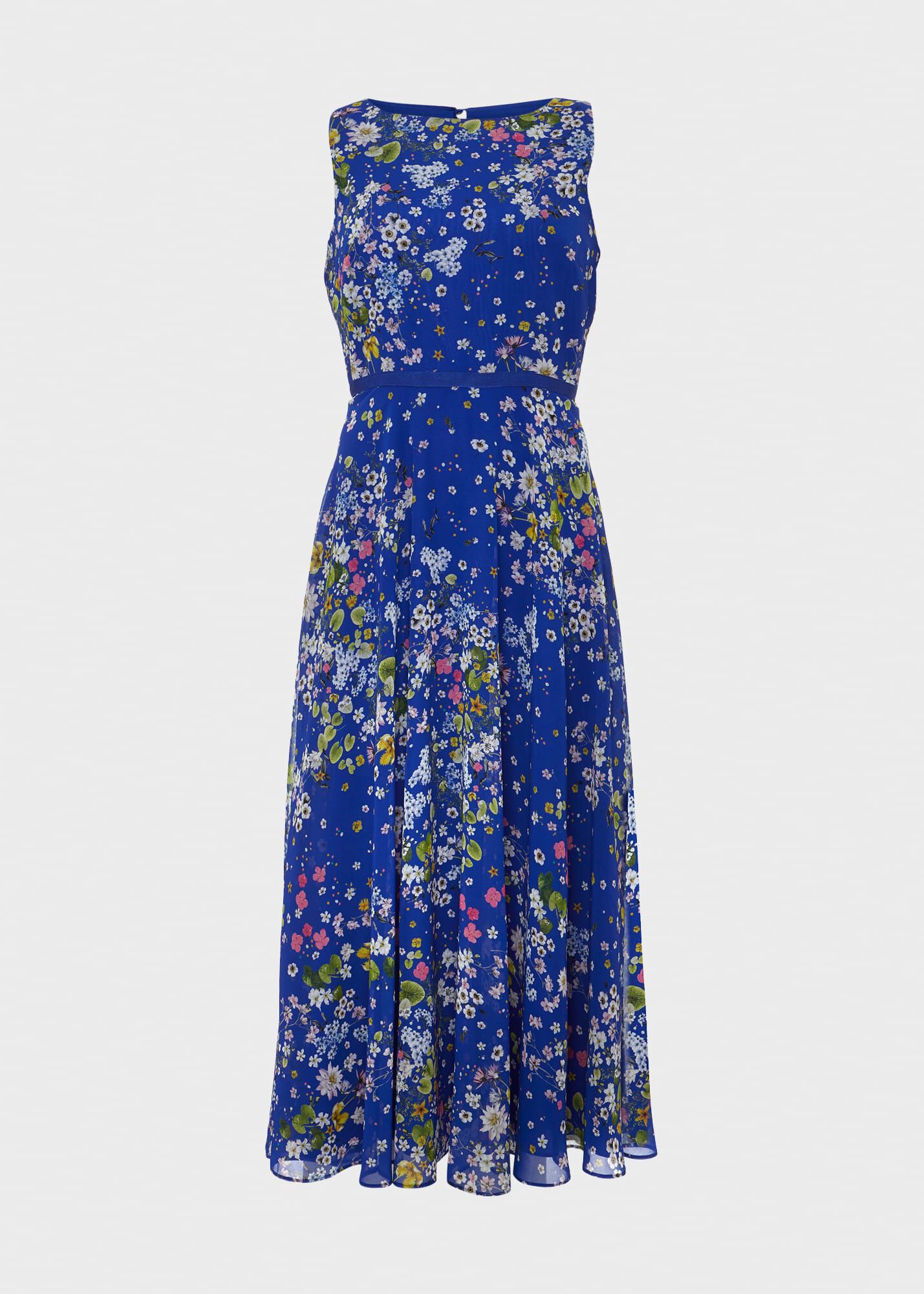 Hobbs blue carly dress new arrivals