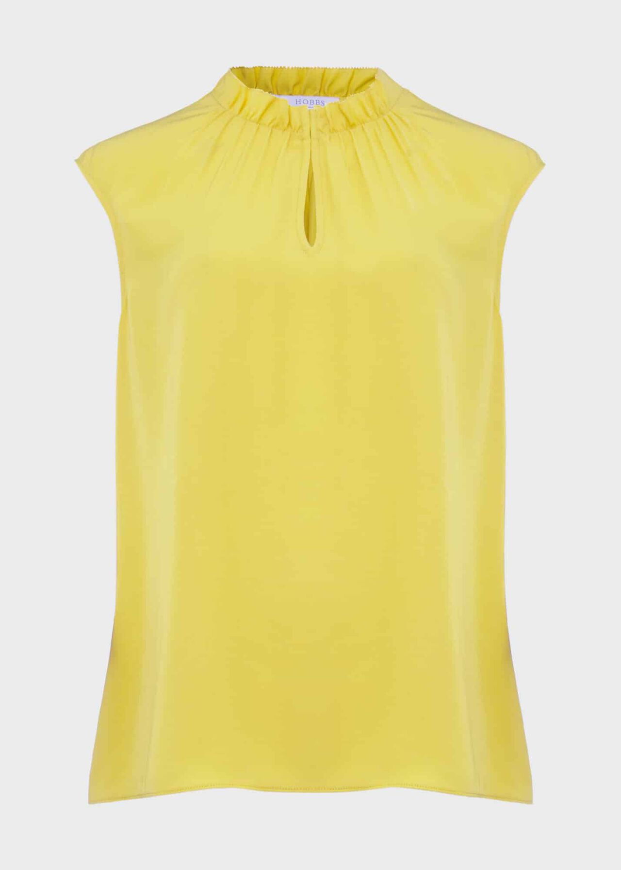 Hester Sleeveless Blouse, Corn Yellow, hi-res