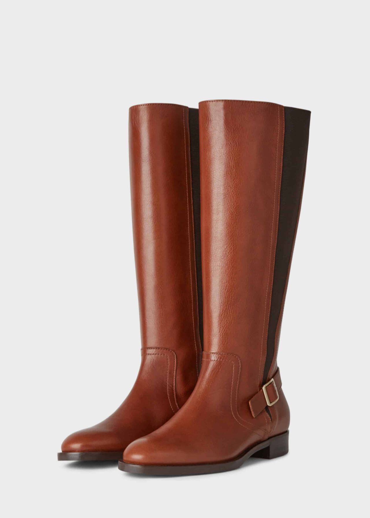 Nicole Buckle Boot, Tan, hi-res