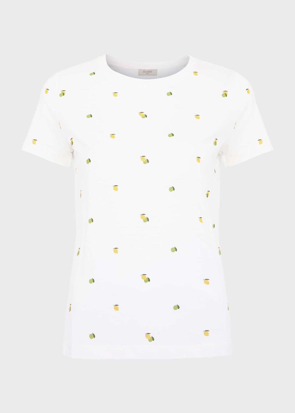 Pixie Printed T-Shirt, White Yellow, hi-res