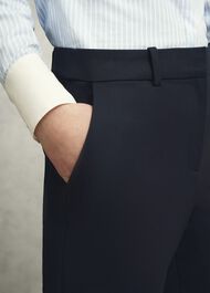 Nicky Tapered Travel Pants, Navy, hi-res