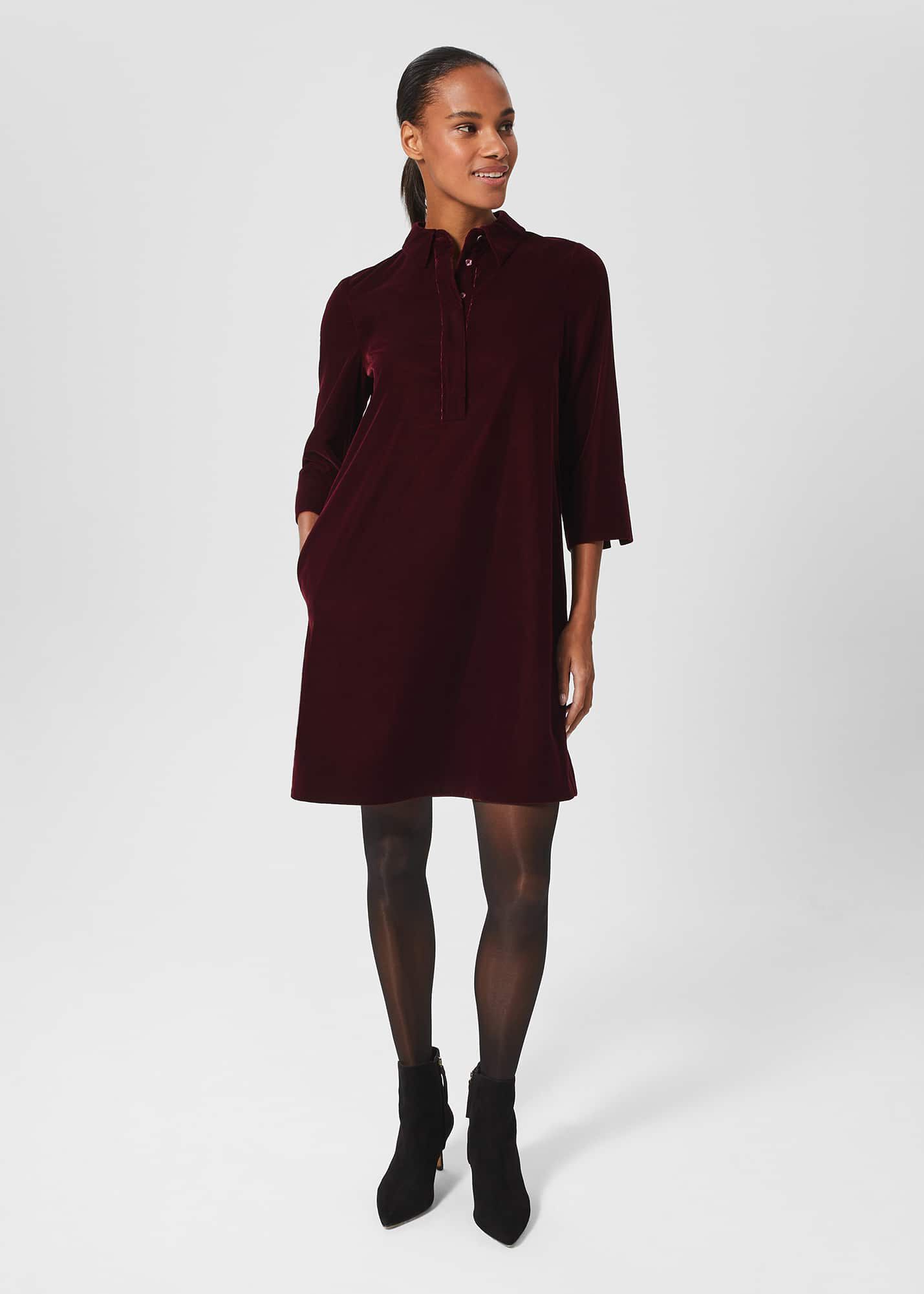 Hobbs zinnia velvet dress best sale