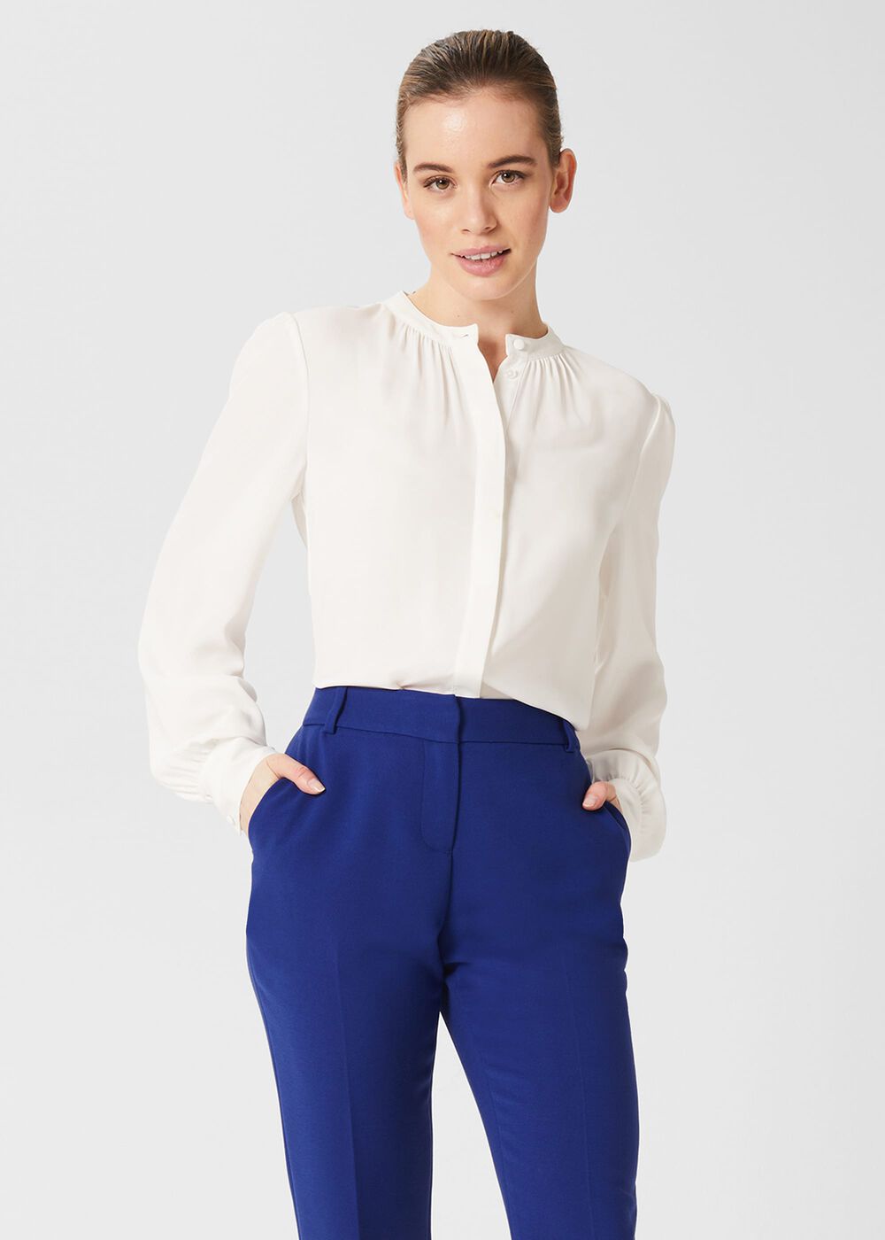 Petite Suki Slim Trousers, Cobalt Blue, hi-res