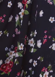 Lauren Floral Fit And Flare Dress, Navy Multi, hi-res