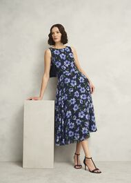 Petite Carly Dress, Midnight Multi, hi-res