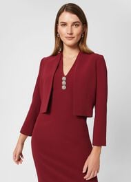 Isla Jacket, Rich Burgundy, hi-res