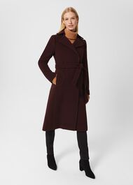 Carissa Coat, Aubergine, hi-res
