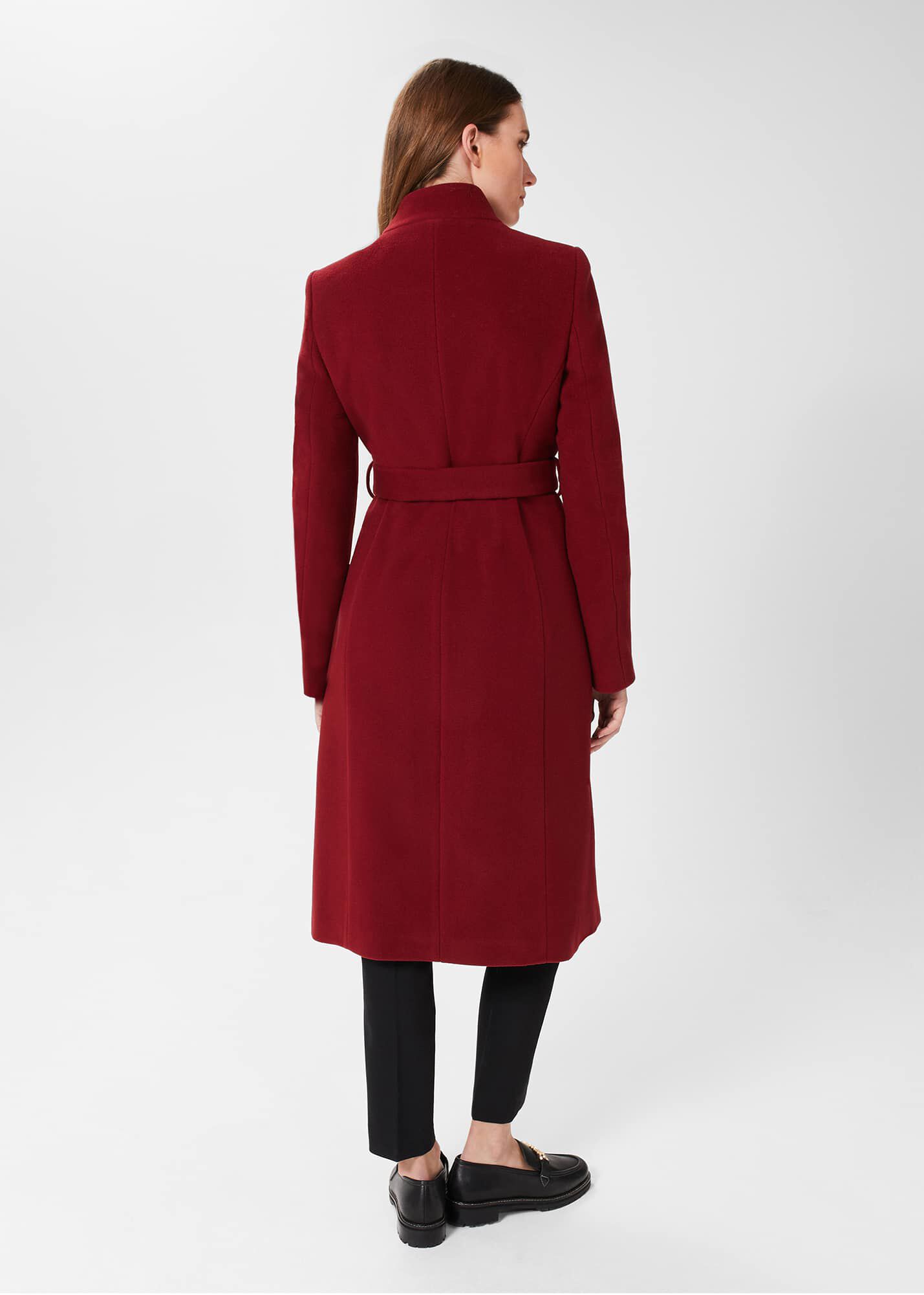Hobbs red coat sale shop