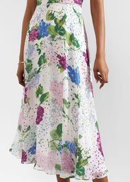 Petite Carly Floral Dress, Ivory Multi, hi-res