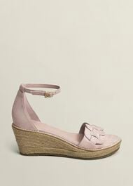 Francis Suede Espadrilles, Blush Pink, hi-res