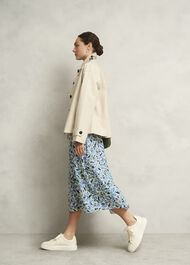 Bonnie Midi Tea Dress, Ivory Multi, hi-res