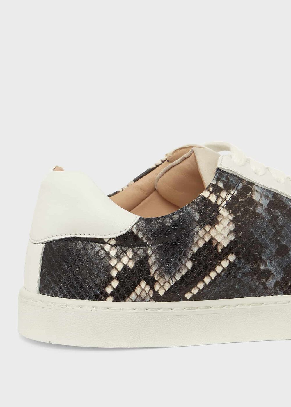 Arwen Leather Trainers, Blue Multi, hi-res