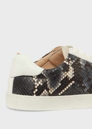 Arwen Leather Trainers, Blue Multi, hi-res