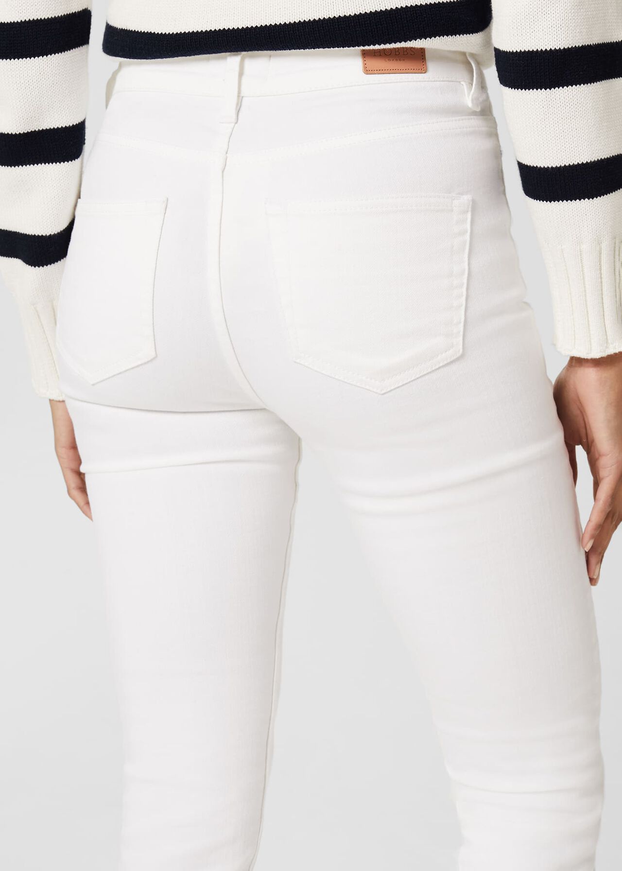 Gia Sculpting Jeans, White, hi-res