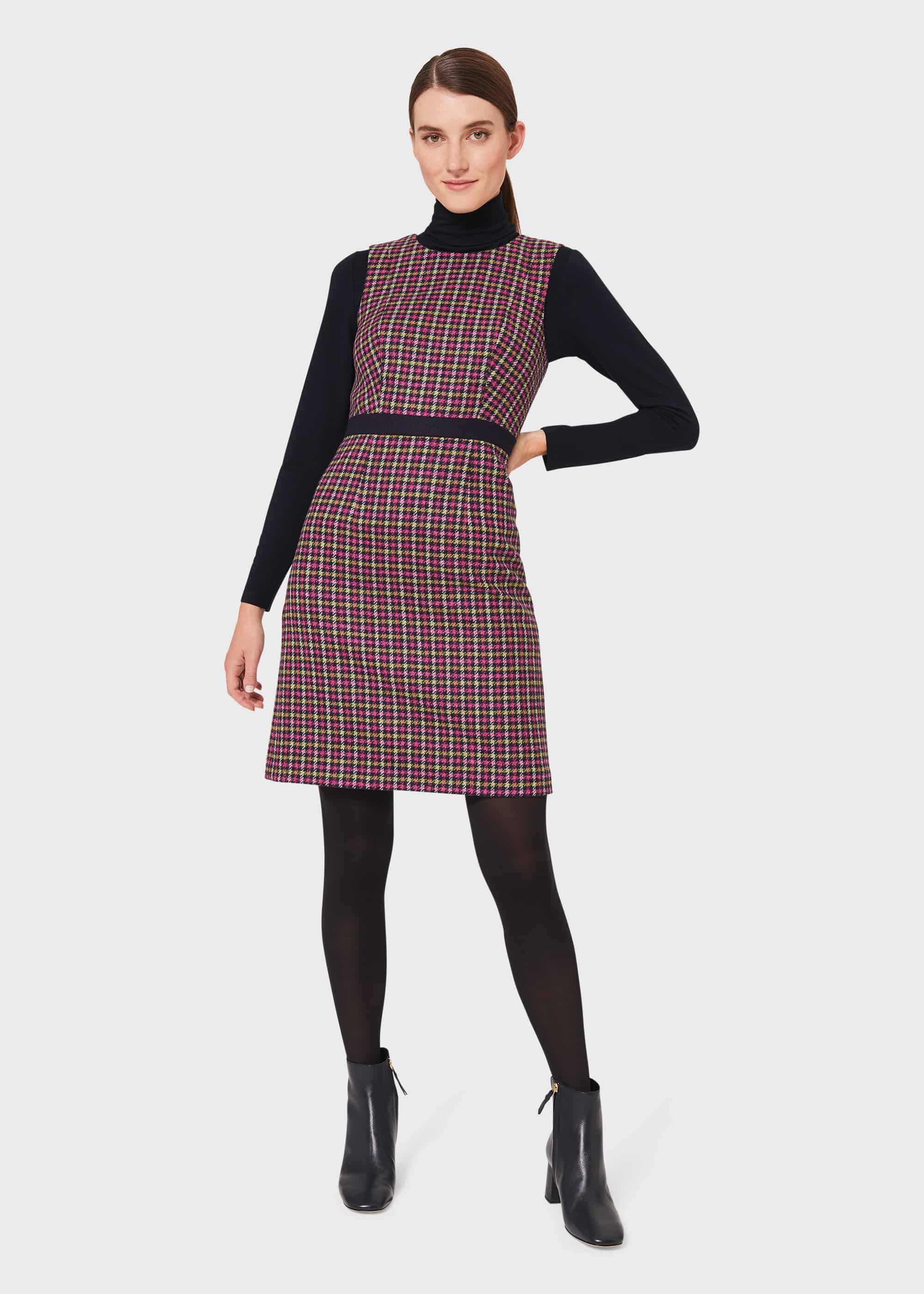 Hobbs 2025 tartan dress