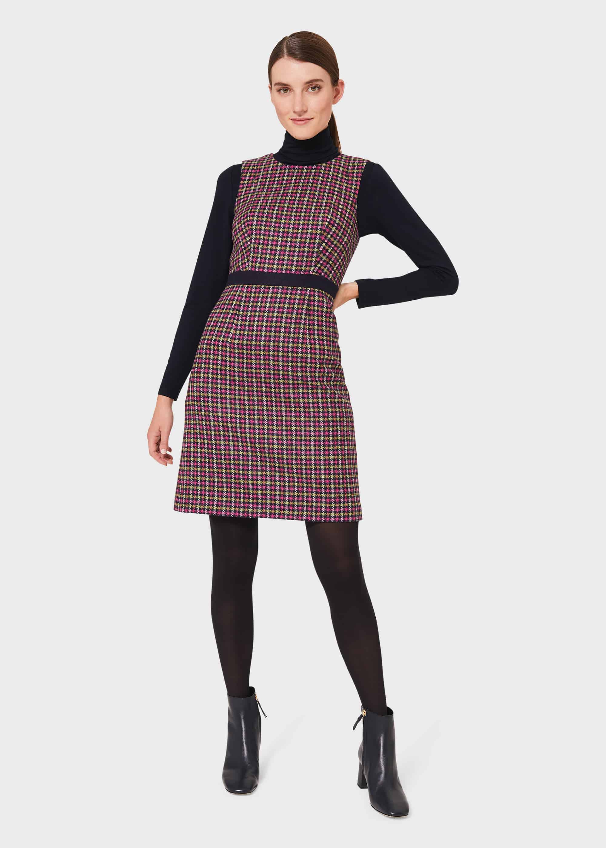 wool shift dress