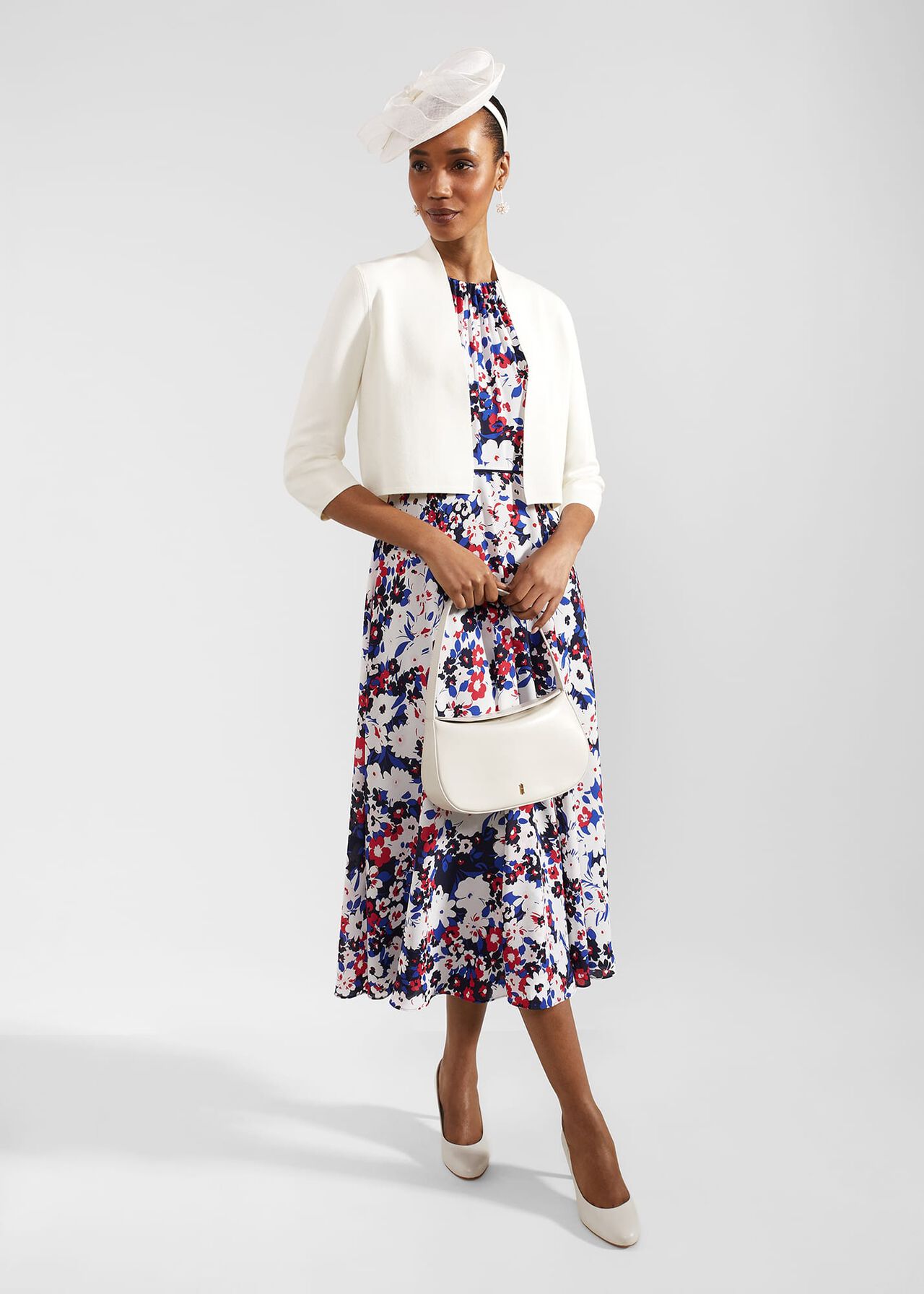 Enid Cardigan, Ivory, hi-res