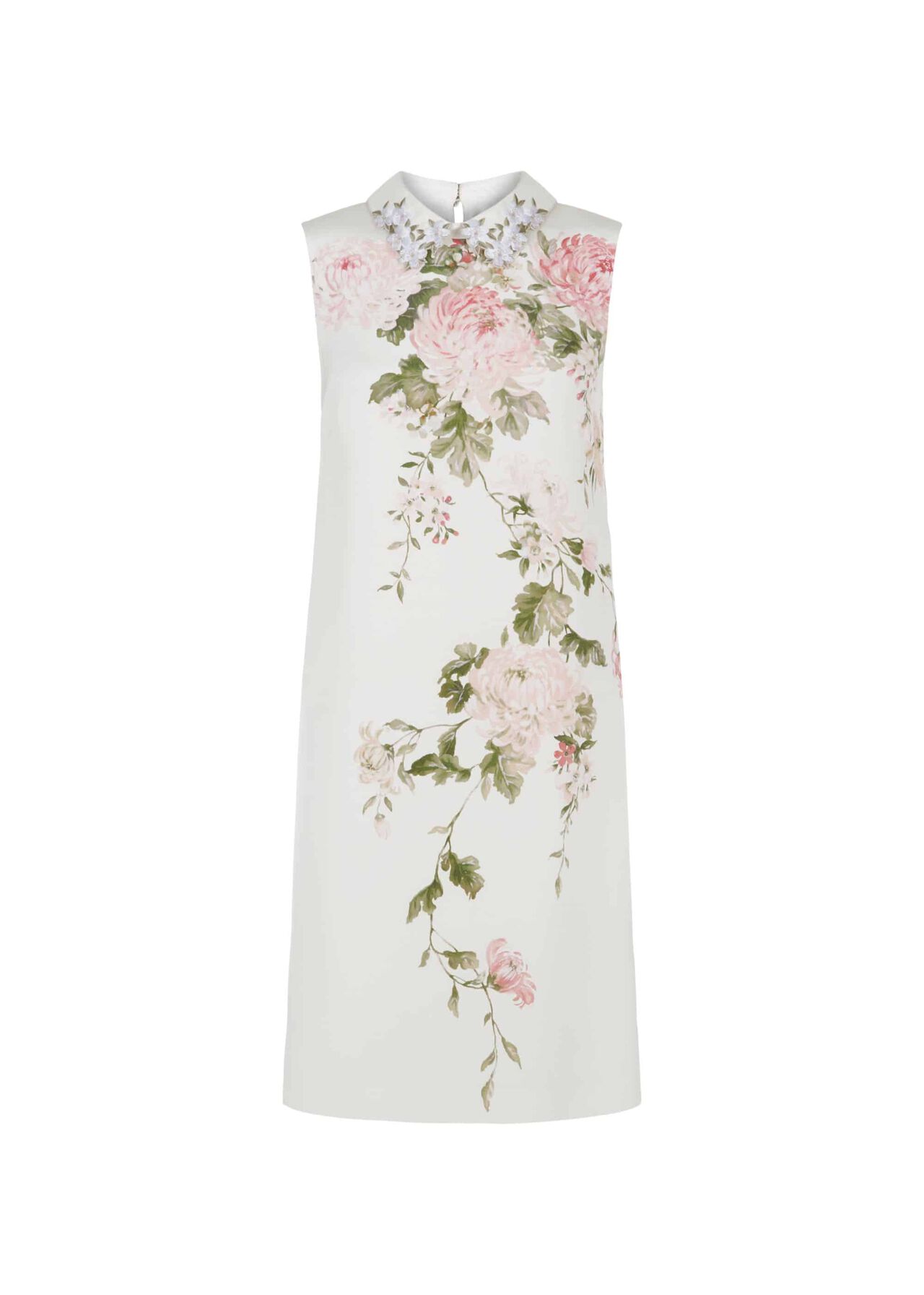 Libby Silk Dress Ivory Multi