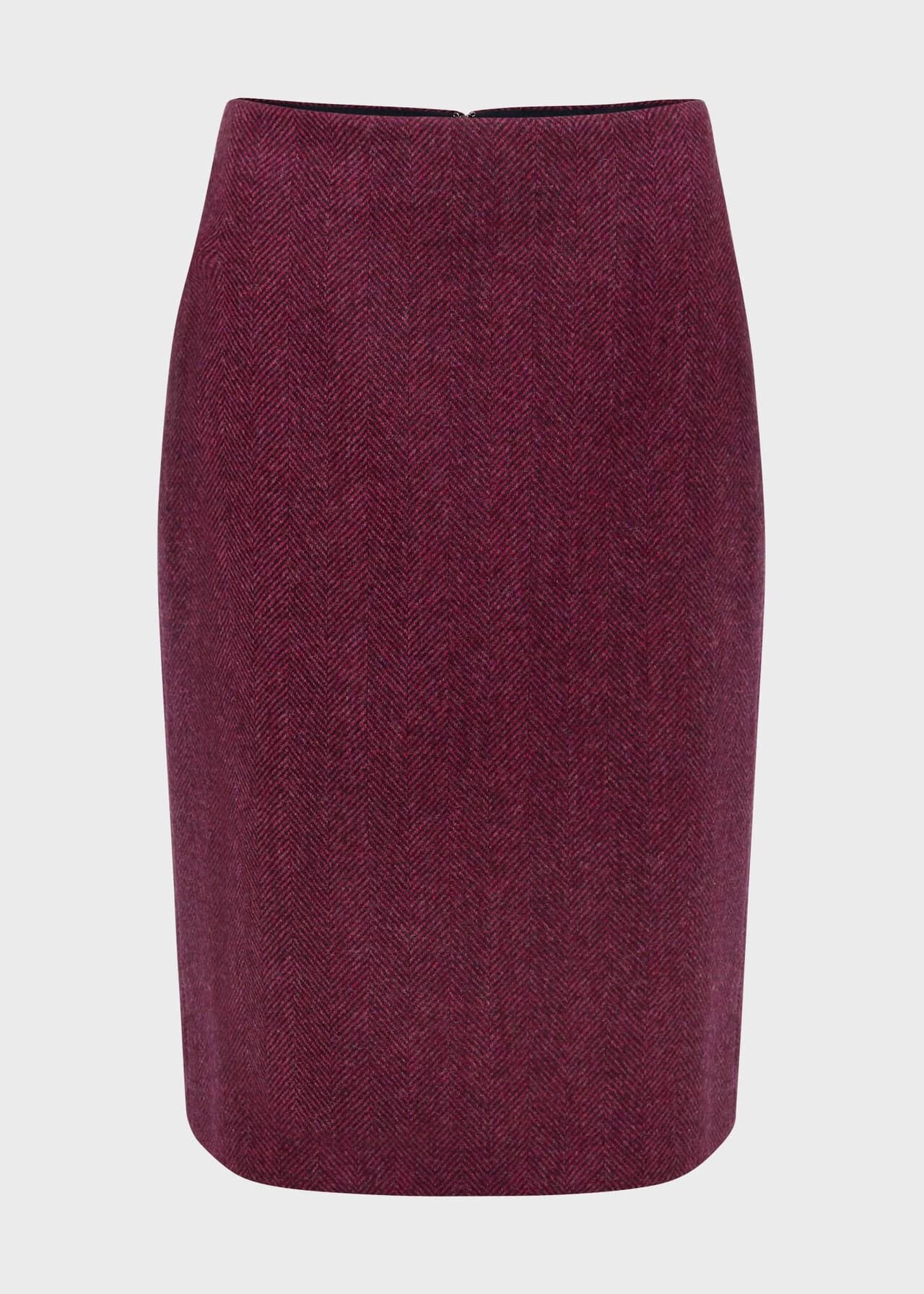 Daphne Wool Skirt, Purple Multi, hi-res