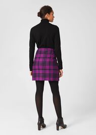 Maeve Wool Skirt , Purple Multi, hi-res
