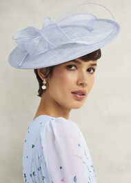 Ottilie Fascinator, Pale Blue, hi-res