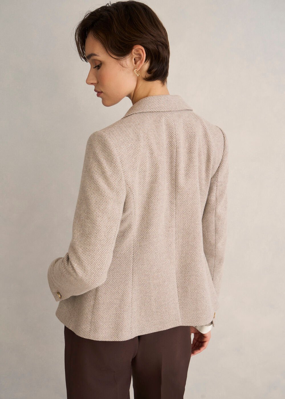 Chelsey Wool Blend Jacket, Neutral, hi-res