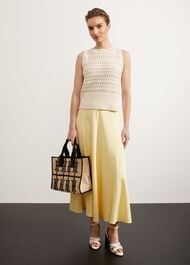Charteris Skirt, Pale Yellow, hi-res