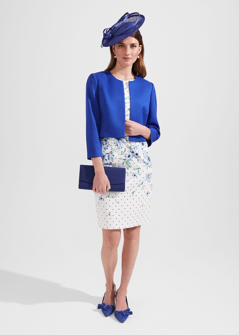 Shona Fascinator, Cobalt, hi-res