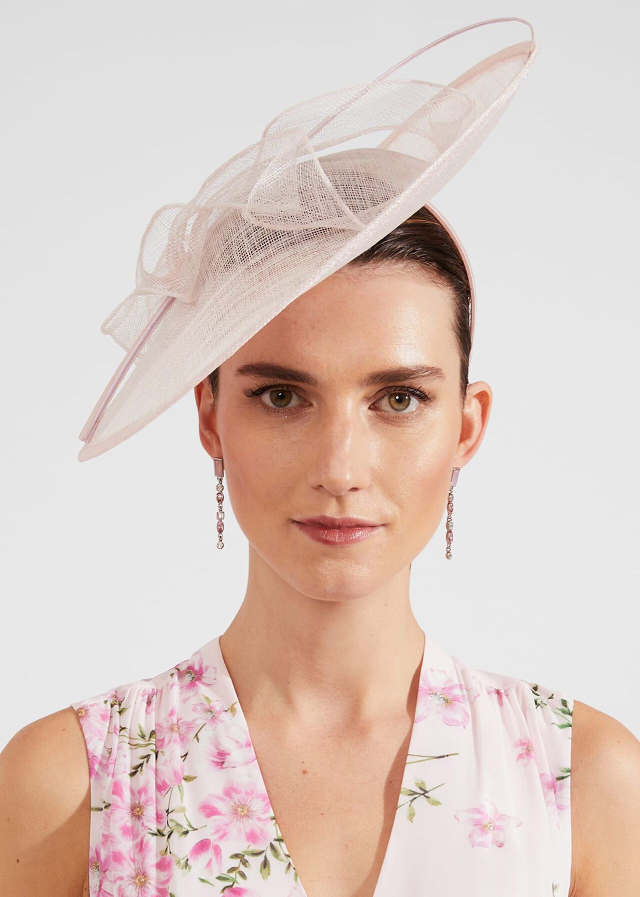 Ottilie Fascinator, Pale Pink, hi-res