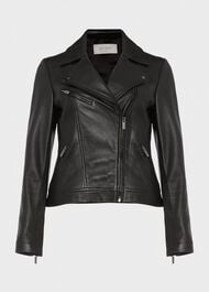 Dakota Leather Jacket, Black, hi-res