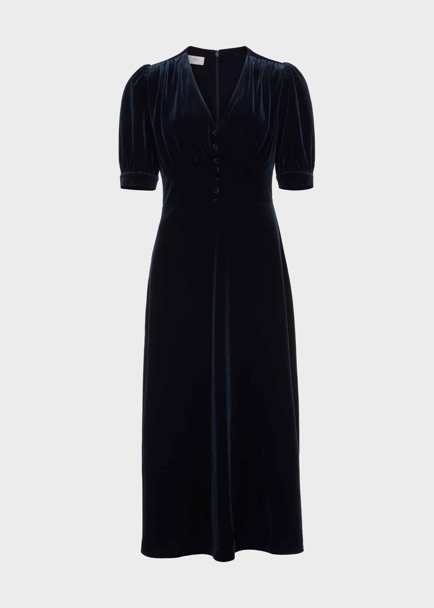 Hobbs eliora outlet velvet dress