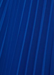 Blythe Pleated Midi Dress, Lapis Blue, hi-res