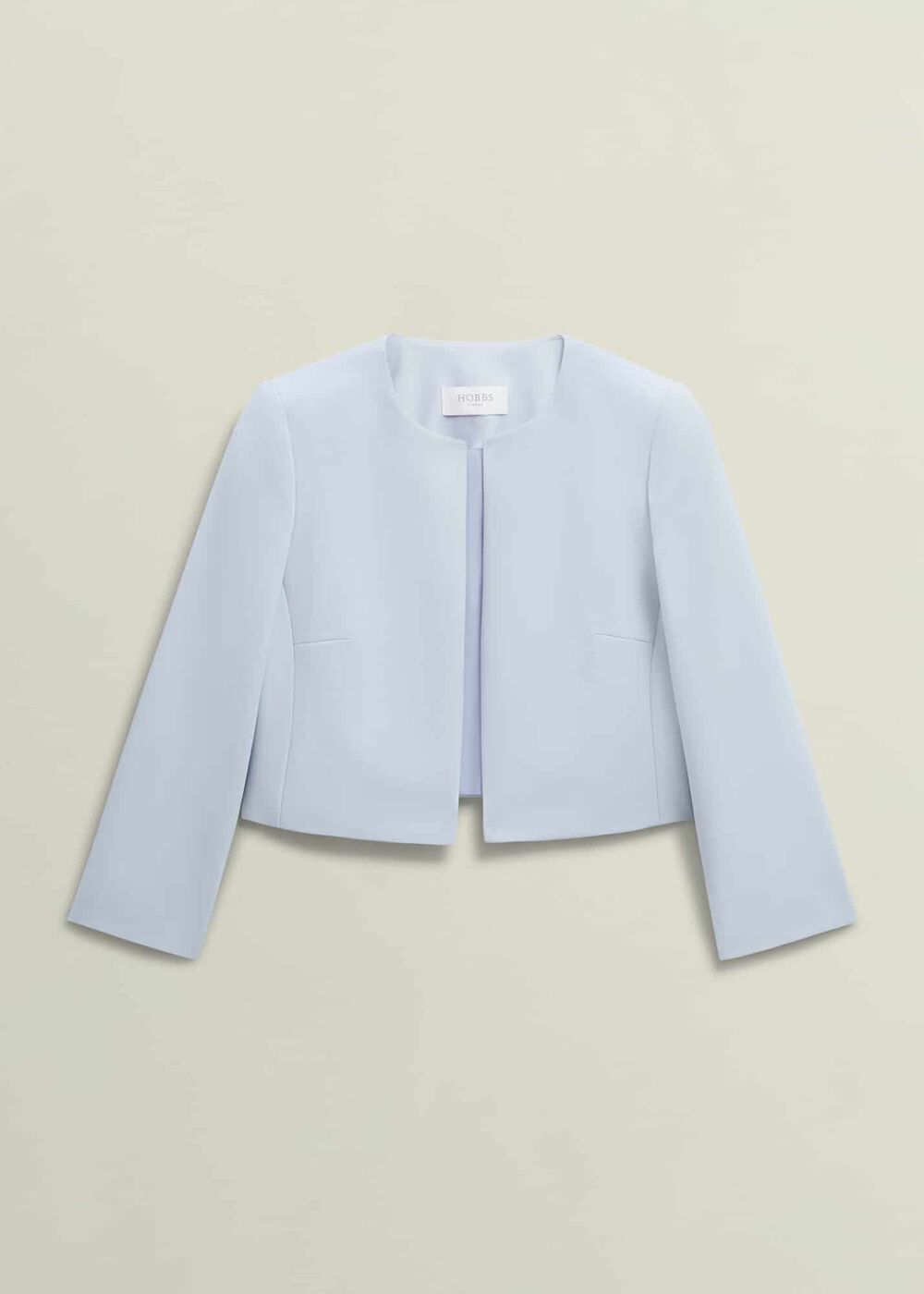 Elize Crepe Jacket, Pale Blue, hi-res